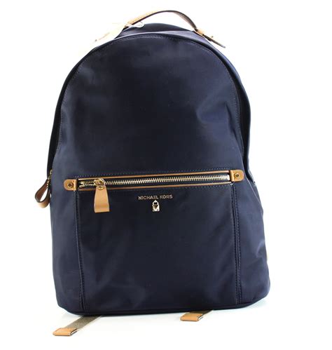 blue and black michael kors purse|blue michael kors backpack purse.